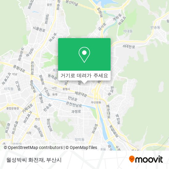 월성박씨 화전재 지도