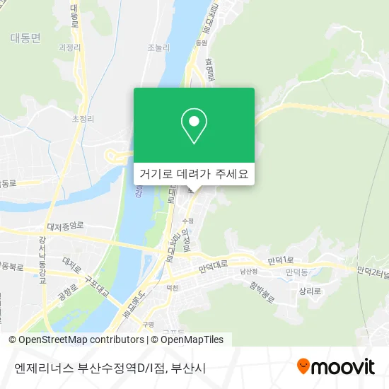 엔제리너스 부산수정역D/I점 지도