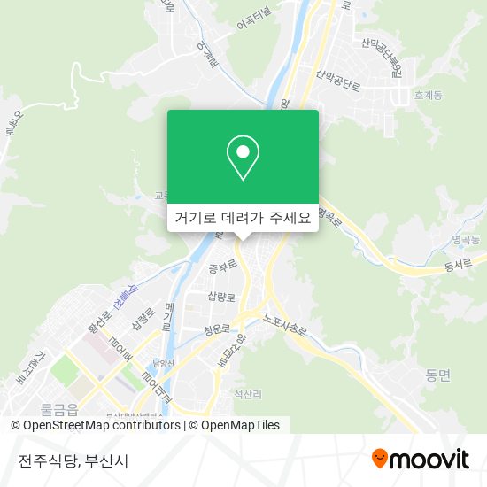 전주식당 지도