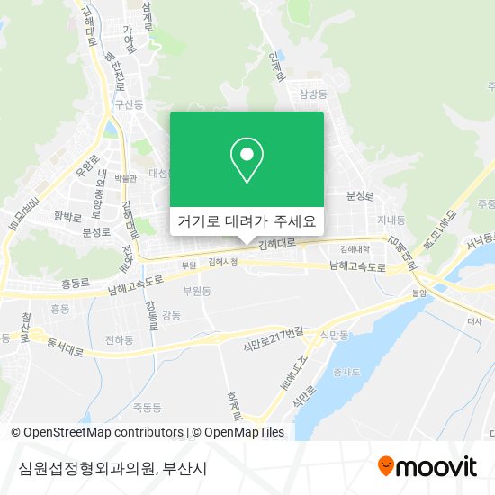 심원섭정형외과의원 지도