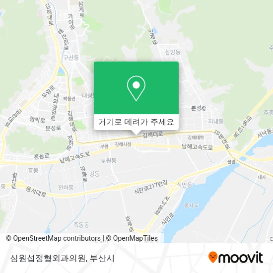 심원섭정형외과의원 지도