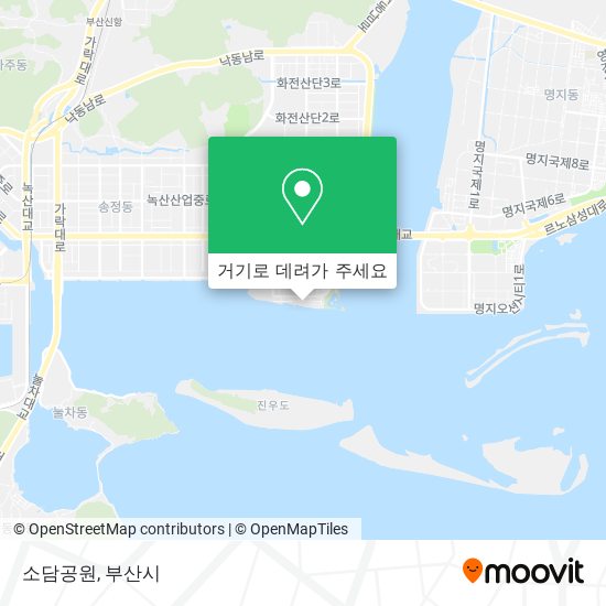 소담공원 지도