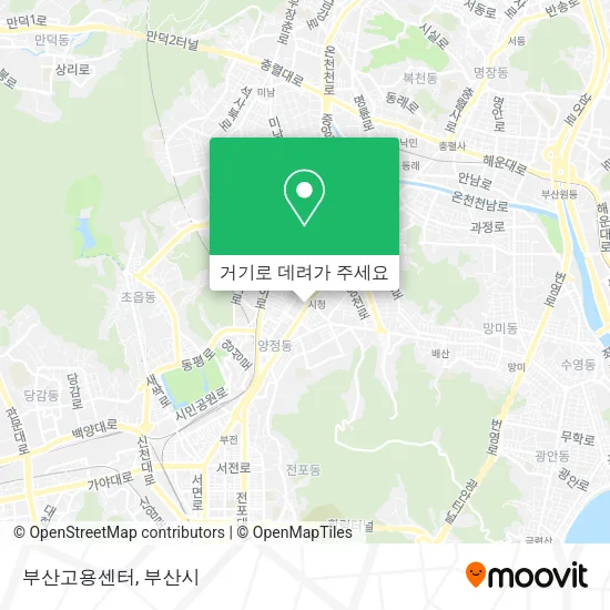 부산고용센터 지도