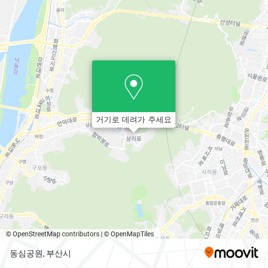 동심공원 지도