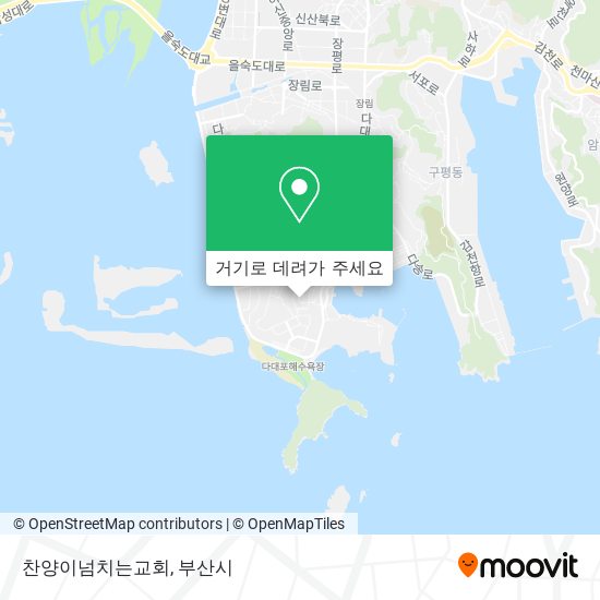 찬양이넘치는교회 지도