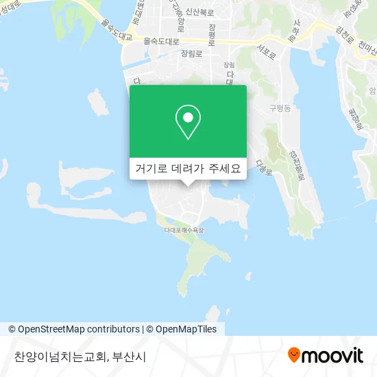 찬양이넘치는교회 지도