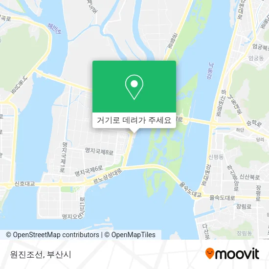 원진조선 지도