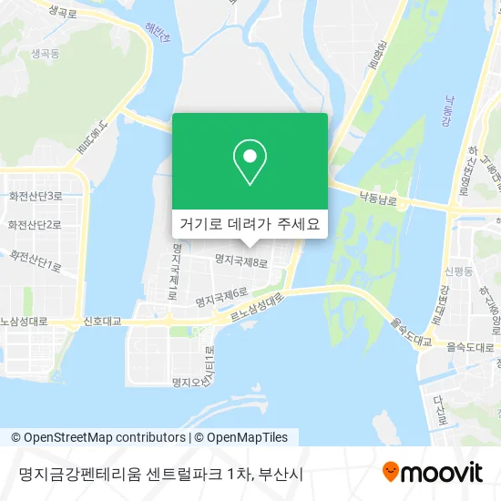 명지금강펜테리움 센트럴파크 1차 지도