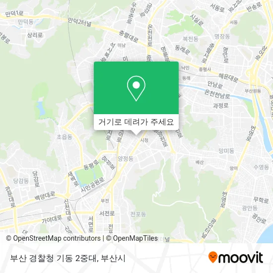 부산 경찰청 기동 2중대 지도