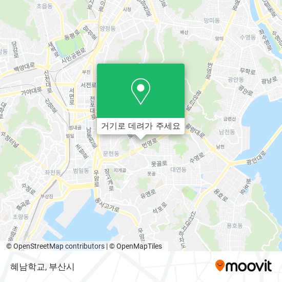 혜남학교 지도