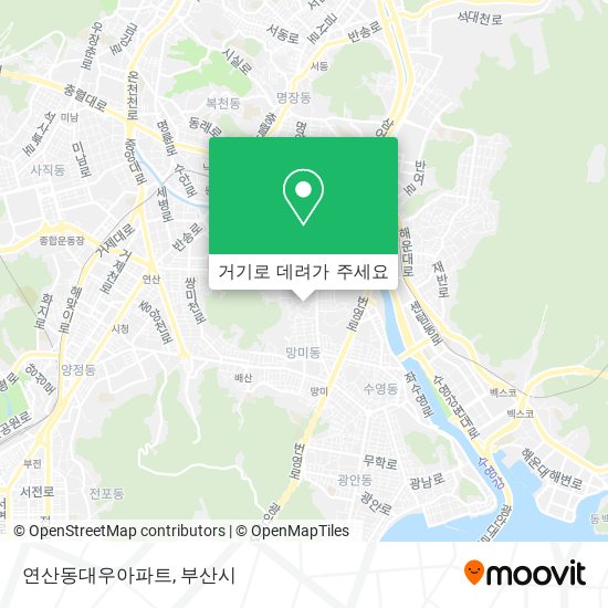 연산동대우아파트 지도