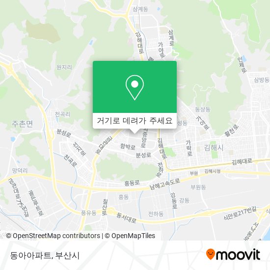 동아아파트 지도