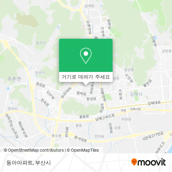 동아아파트 지도