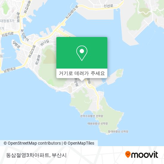 동삼절영3차아파트 지도
