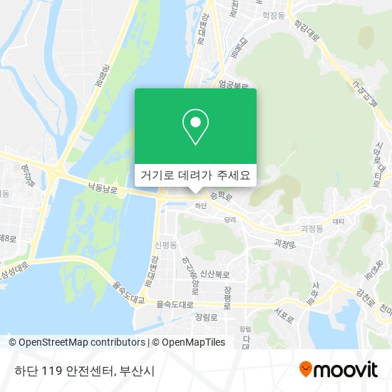 하단 119 안전센터 지도