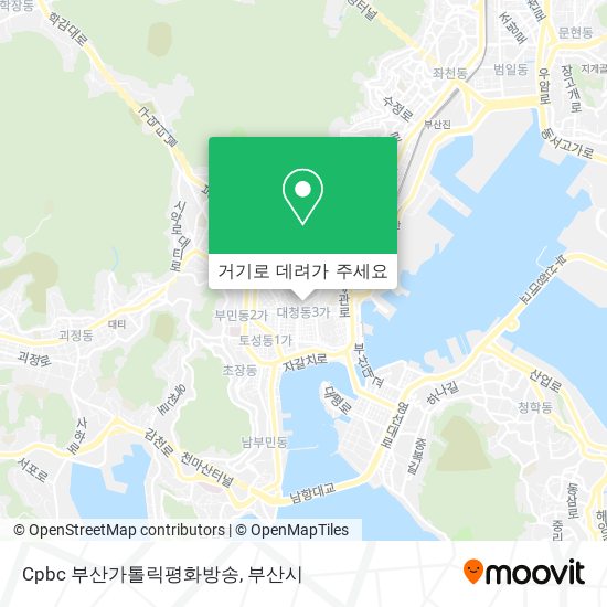 Cpbc 부산가톨릭평화방송 지도