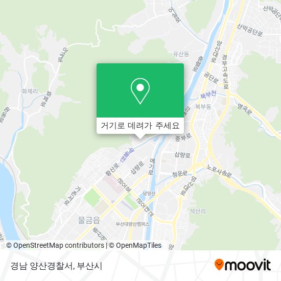 경남 양산경찰서 지도