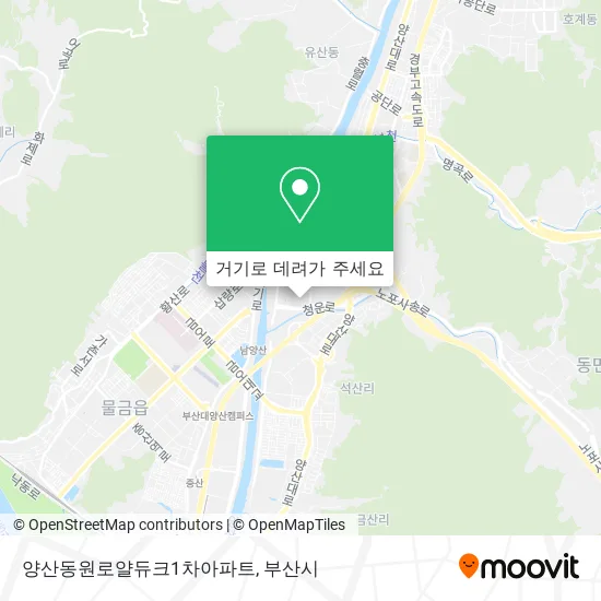 양산동원로얄듀크1차아파트 지도