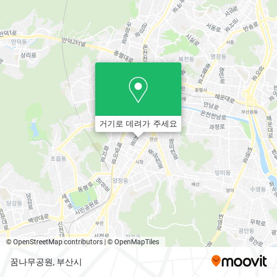꿈나무공원 지도