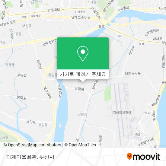 덕계마을회관 지도