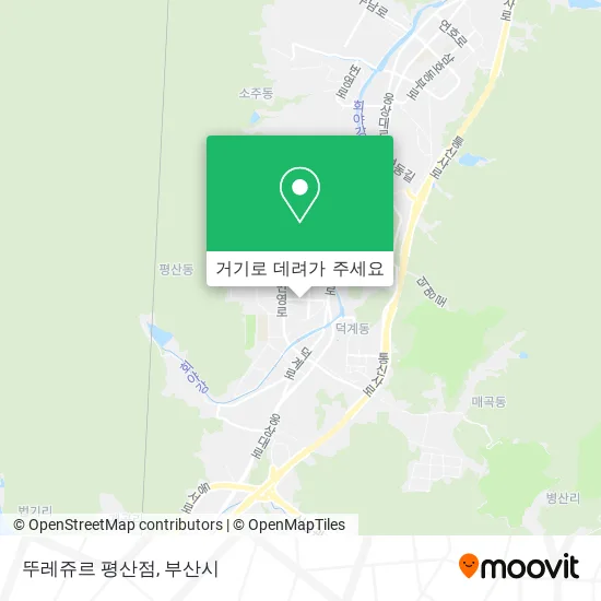 뚜레쥬르 평산점 지도