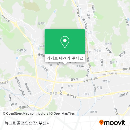 뉴그린골프연습장 지도