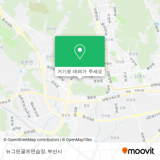 뉴그린골프연습장 지도