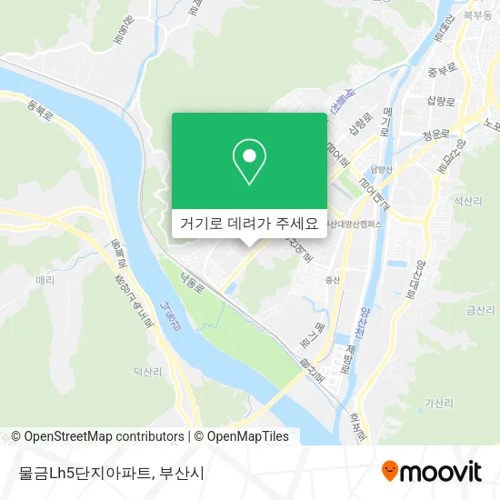 물금Lh5단지아파트 지도