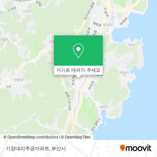 기장대리주공아파트 지도