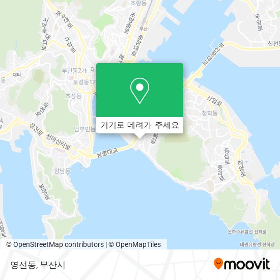 영선동 지도