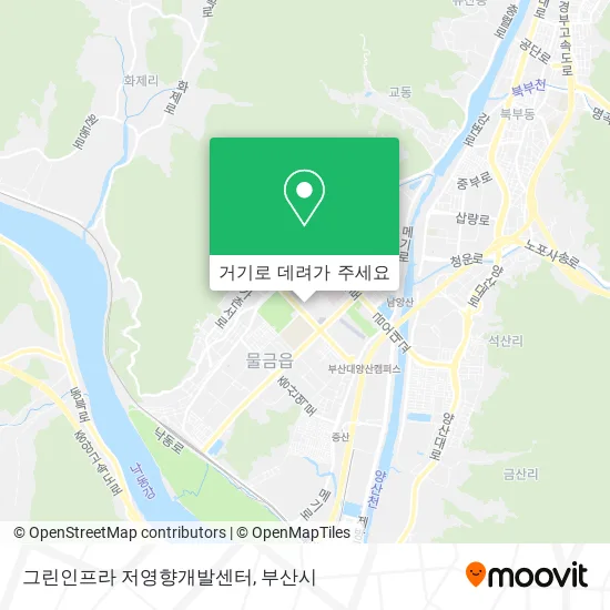 그린인프라 저영향개발센터 지도