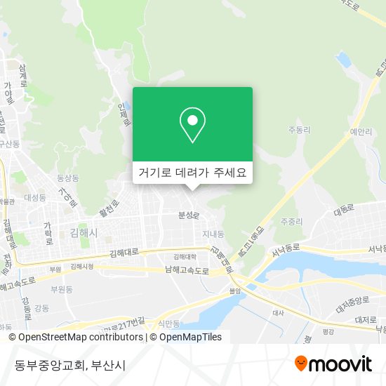 동부중앙교회 지도