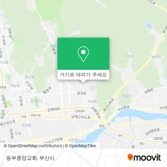 동부중앙교회 지도