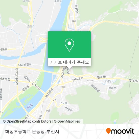 화정초등학교 운동장 지도