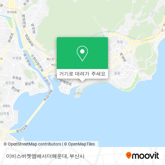 이비스버젯앰배서더해운대 지도