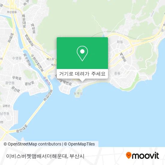 이비스버젯앰배서더해운대 지도