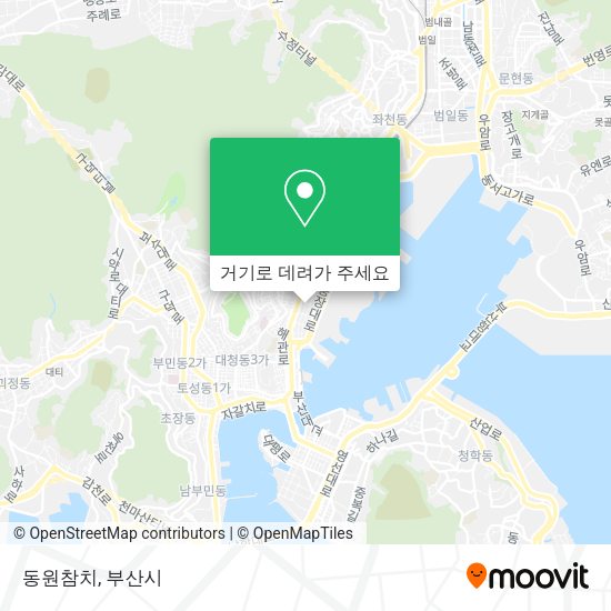동원참치 지도