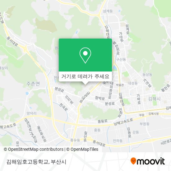 김해임호고등학교 지도