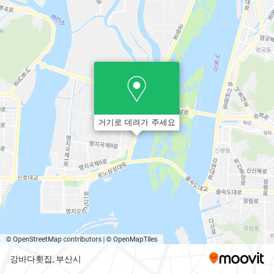 강바다횟집 지도