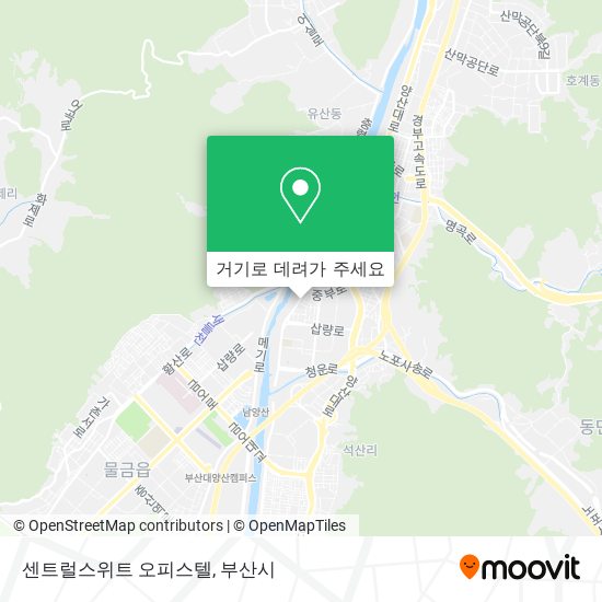 센트럴스위트 오피스텔 지도