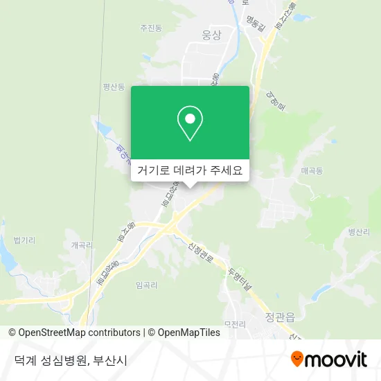 덕계 성심병원 지도