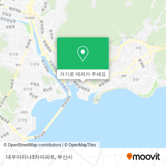 대우마리나3차아파트 지도