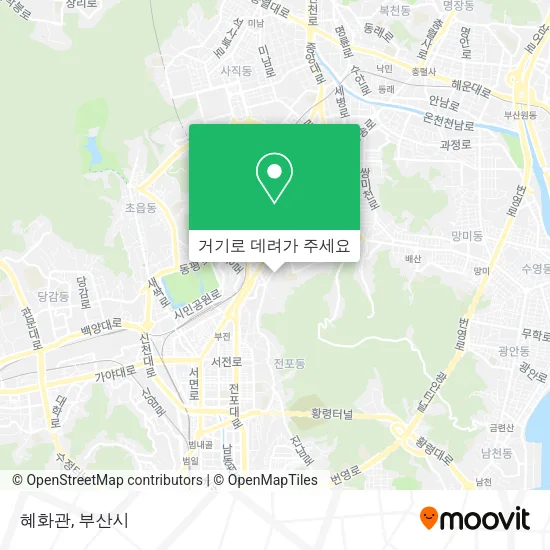 혜화관 지도