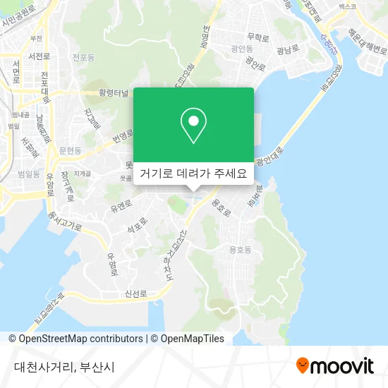 대천사거리 지도