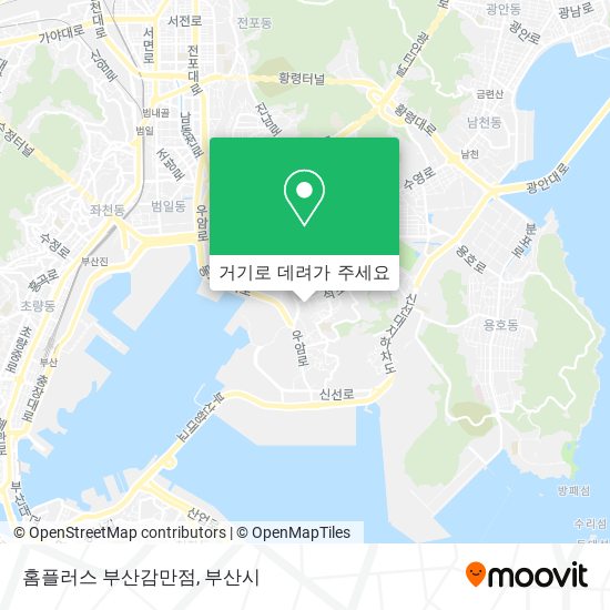 홈플러스 부산감만점 지도