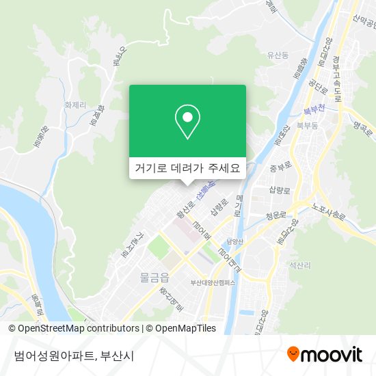 범어성원아파트 지도
