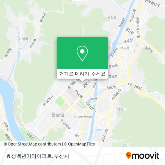 효성백년가약아파트 지도