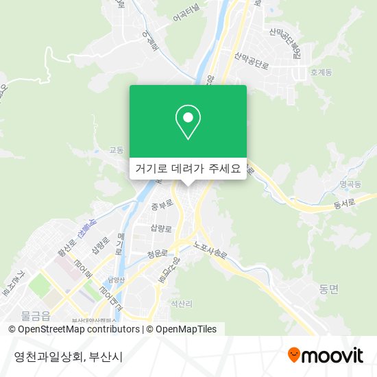 영천과일상회 지도