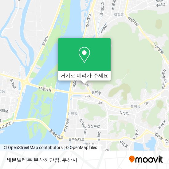 세븐일레븐 부산하단점 지도