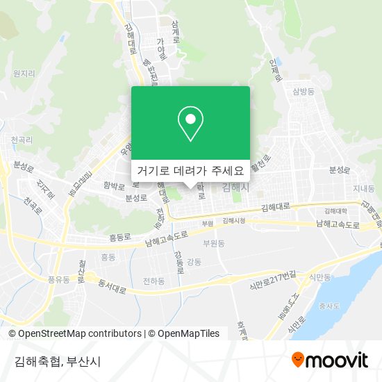 김해축협 지도